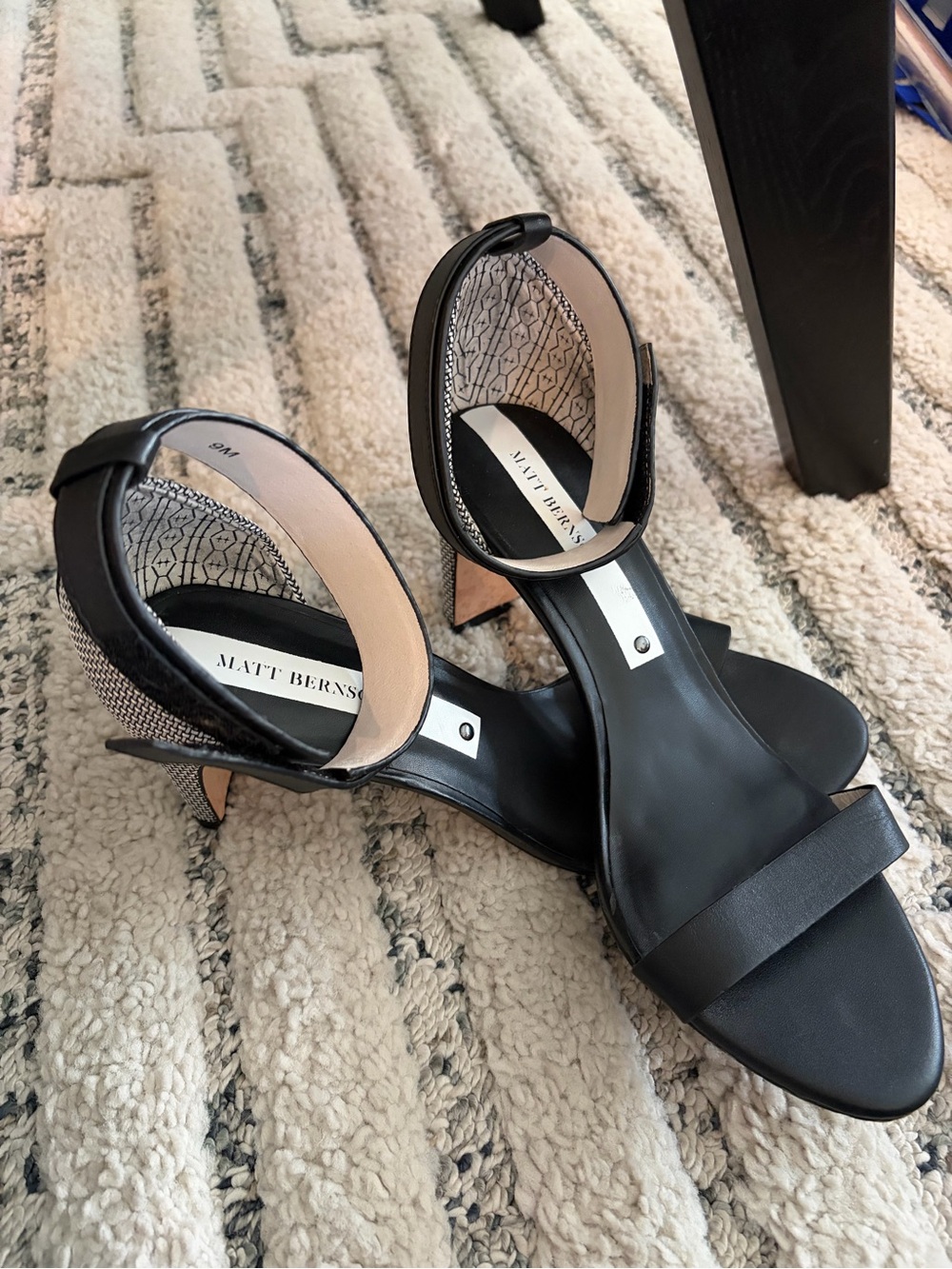 Matt Bernson Block Heel Sandals-Size 9 - Picture 3 of 9